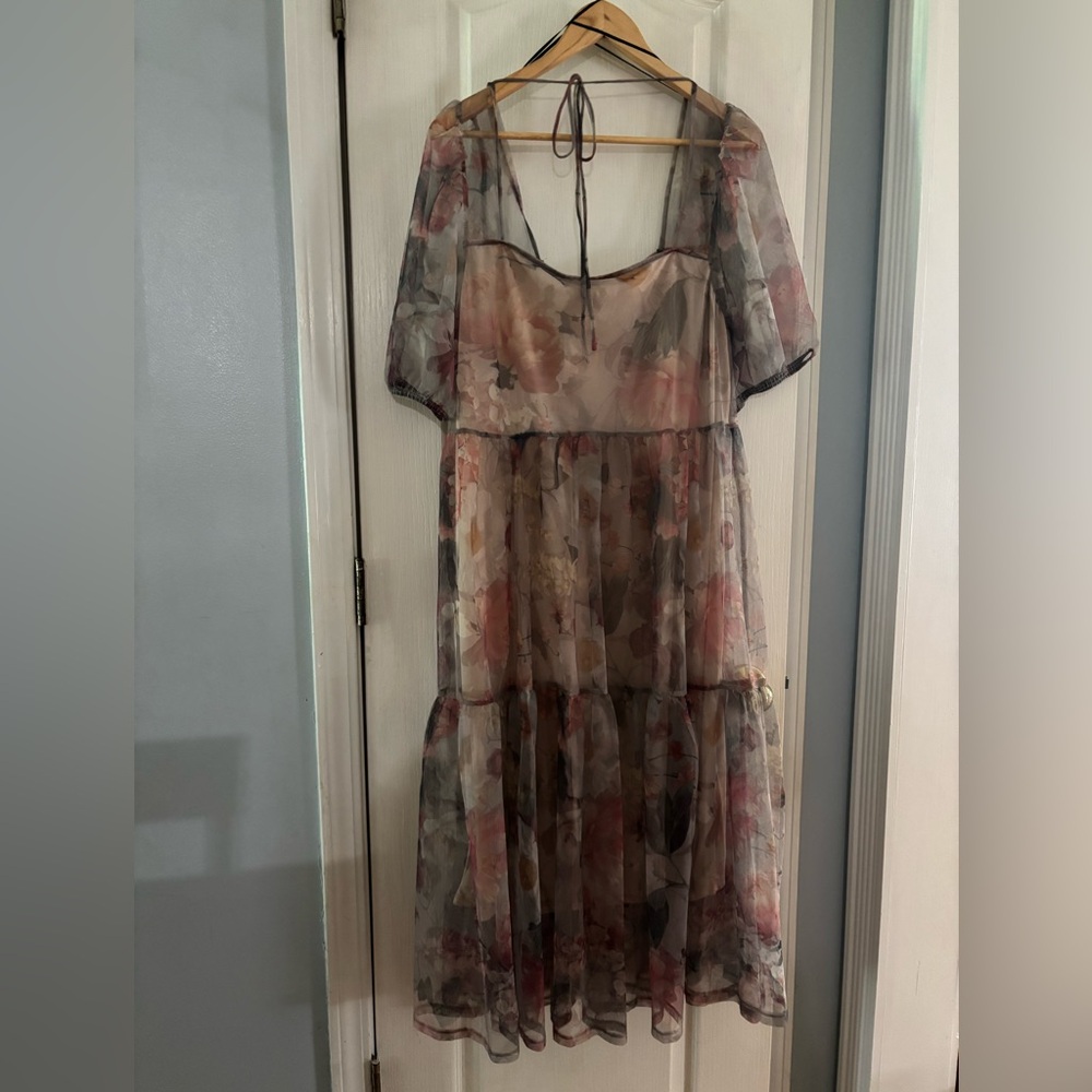 H&M Multicolor Floral Maxi Dress